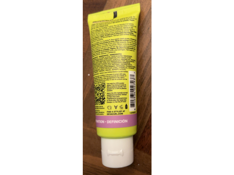 Deva Curl Super Cream, Rich Coconut Infused Definer, Define, 1.5 floz/44 mL