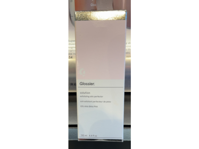 Glossier Solution Exfoliating Skin Perfector, Aha/Bha/Pha, 4.4 fl oz/130 mL