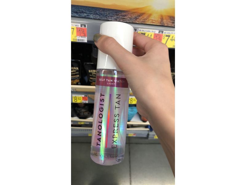 Tanologist Self Tan Water, Hydrating Express Tan, Light, 6.76 fl oz/200 mL