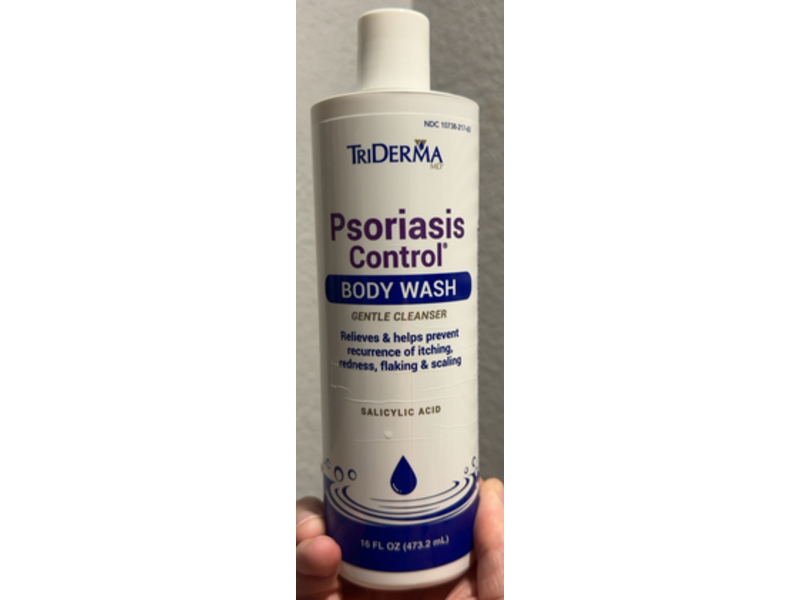 Triderma Psoriasis Control Body Wash, Salicylic Acid, 16 fl oz/473.2 mL