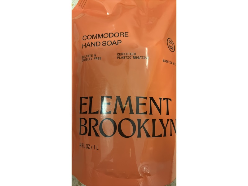 Element Brooklyn Hand Soap, Commodore, 34 fl oz/1 L
