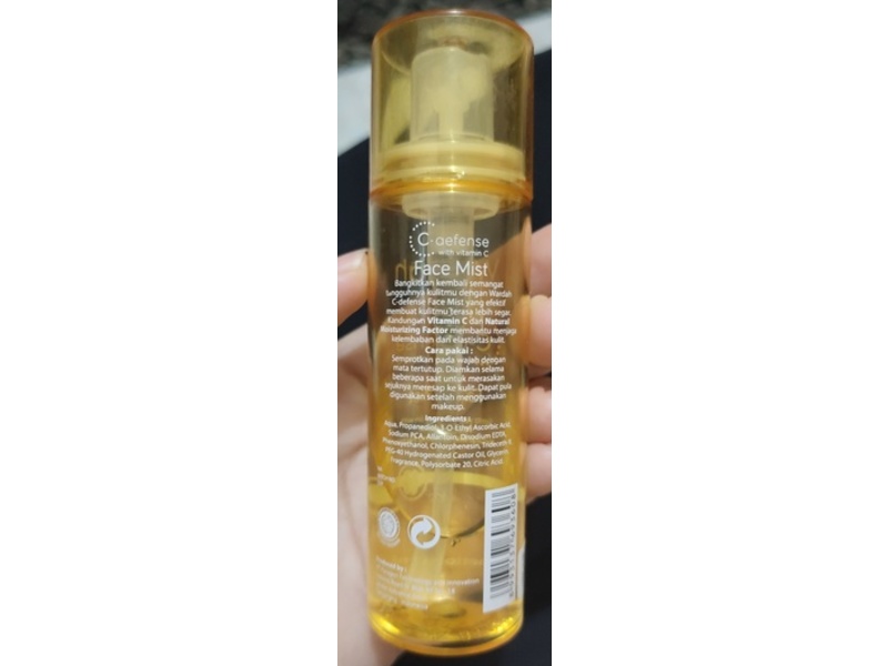 Wardah C-Defense Face Mist, 55 mL