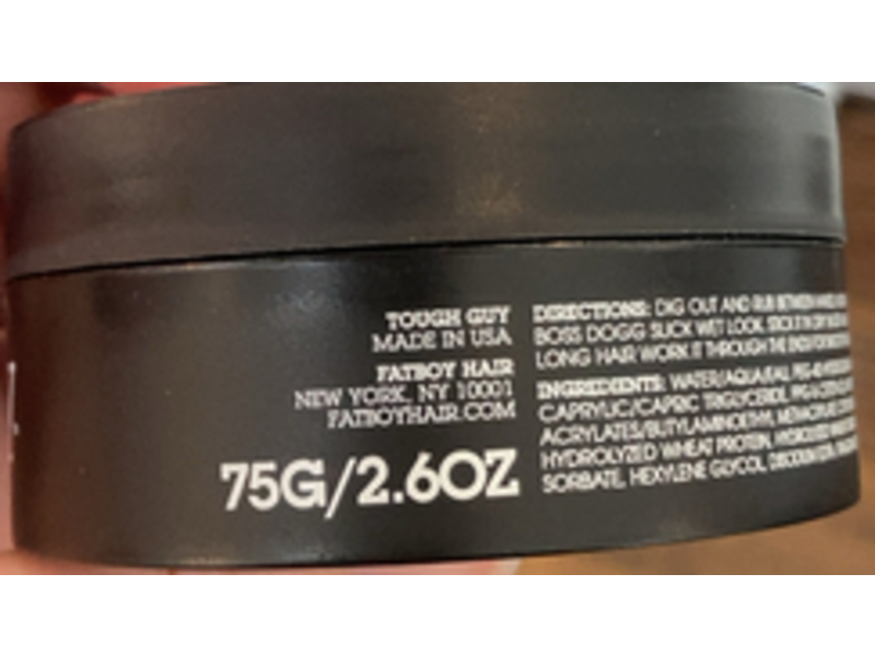 Fatboy Hair Tough Guy Water Wax, 2.6 oz/75 g