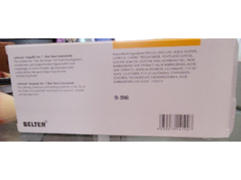 Dr. Belter Intensa No 7 Aloe Vera Concentrate, 10 units