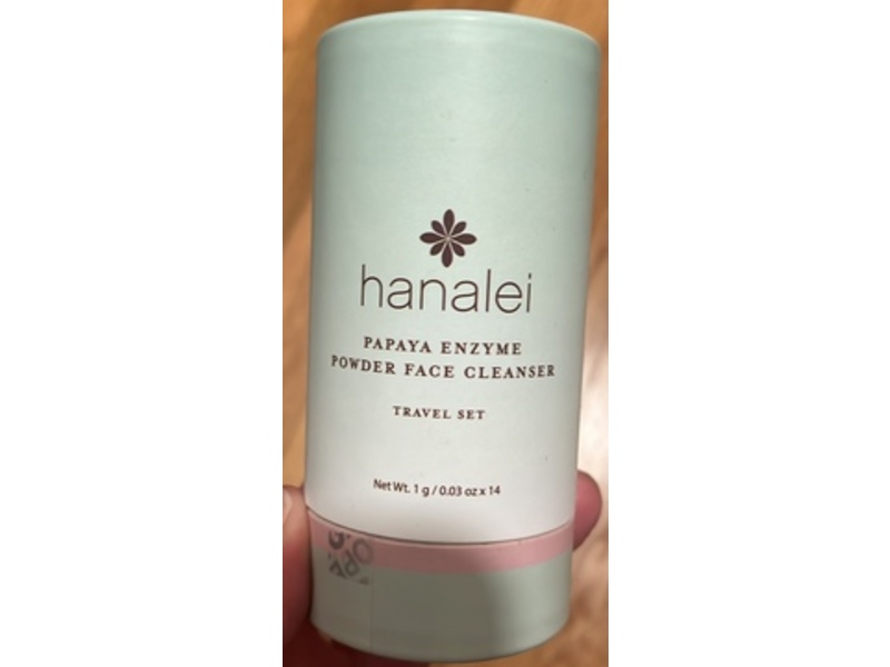 Hanalei Papaya Enzyme Powder Face Cleanser, 0.03 oz/1 g, 14 Count