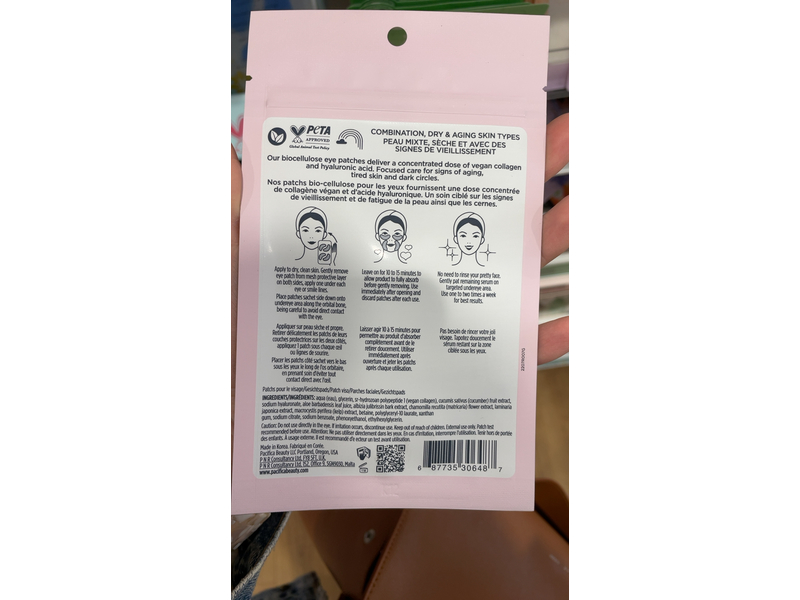 Pacifica Beauty Vegan Collagen Hydro-Treatment Undereye & Smile Lines 7 mL/0.25 fl oz