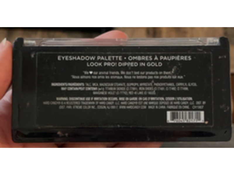 Hard Candy Eyeshadow Pro Palette, Dipped In Gold, 0.04 oz/1.1 g