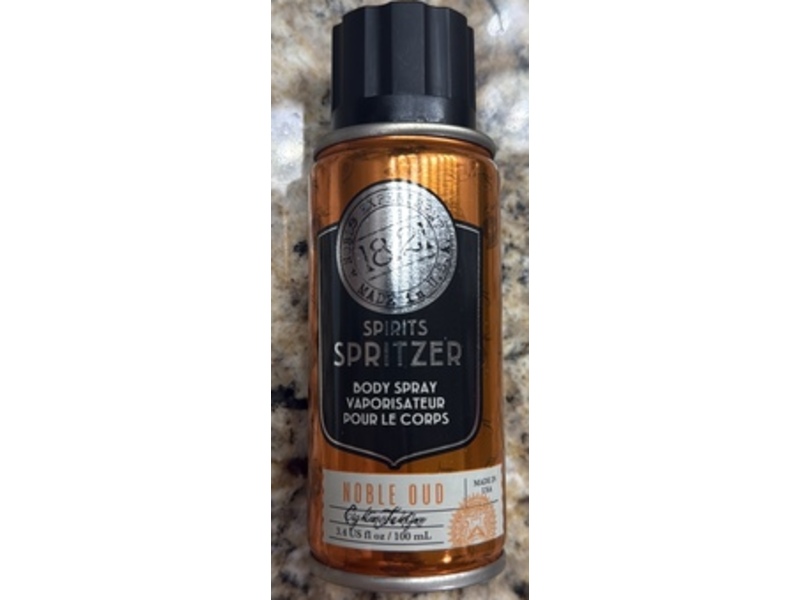 18.21 Man Made Spirits Spritzer Body Spray, Noble Oud, 3.4 oz/100 mL