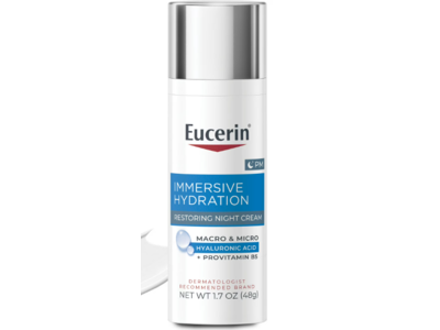 Eucerin Immersive Hydration Restoring Night Cream, 1.7 oz/48 g