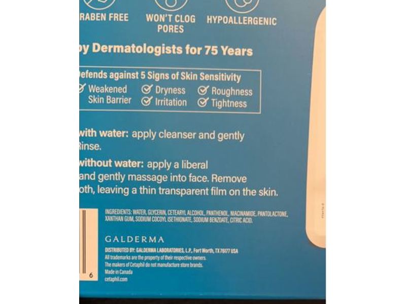 Cetaphil Gentle Skin Cleanser, Dry to Normal, Sensitive Skin, 20 fl oz/591 mL