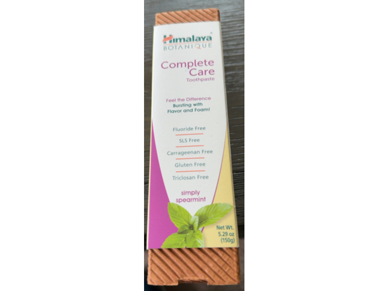 Himalaya Complete Care Toothpaste, Simply Spearmint, 5.29 oz/150 g
