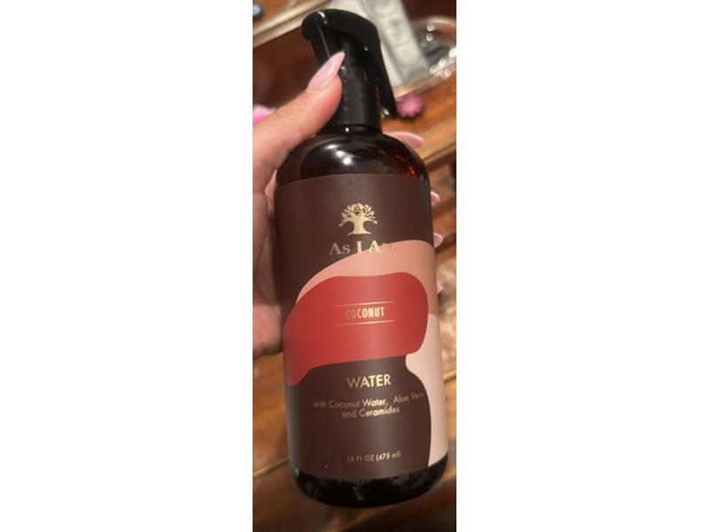 As I Am Coconut Water, Coconut Aloe Vera & Ceramides, 16 fl oz/475 mL