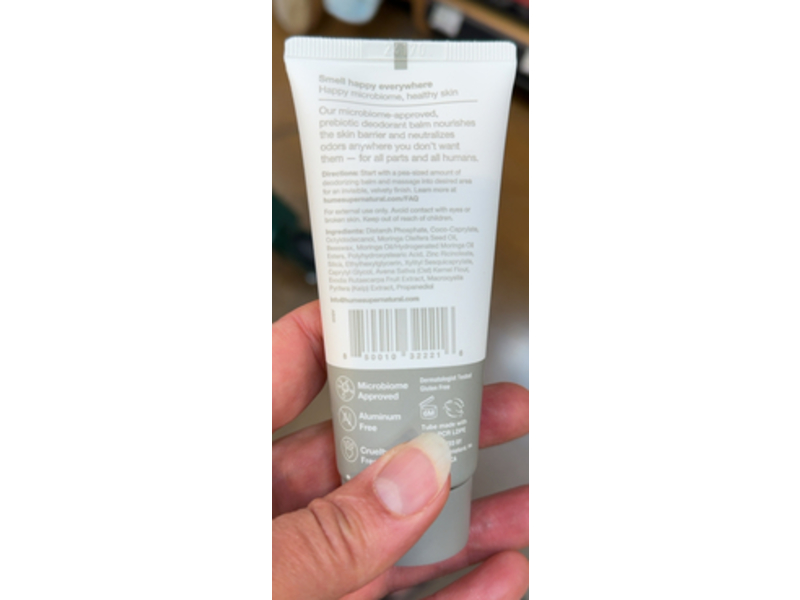 Hume Supernatural All Body Deodorant, 2 oz/57 g