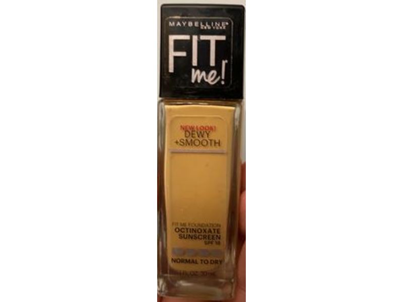 Maybelline New York Fit Me! Foundation, 210 Sandy Beige, 1 fl oz/30 mL