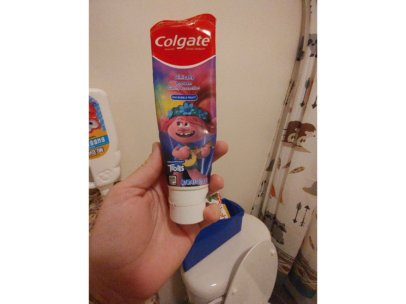Colgate Kids Toothpaste, Trolls, Bubble Fruit, 4.6 oz