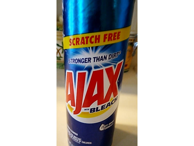 Ajax Powder Cleanser, Bleach, 21oz/595 g, Pack Of 2