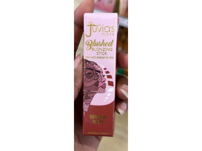Juvia's Place Blushed Blonzing Stick, Spiced Rum, 0.31 oz/9 g