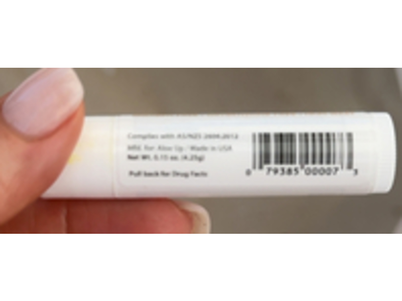 Aloe Up Lip Ice Sunscreen, SPF 15, Citrus, 0.15 oz/4.25 g