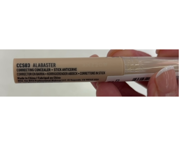 Nyx Professional Makeup Pro Fix Correcting Concealer Stick, Alabaster, 0.05 oz/1.4 g