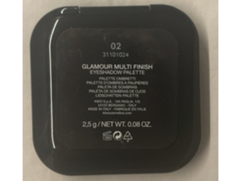 Kiko Milano Glamour Multi Finish Eyeshadow Palette, 02 Sunset Vibes, 0.08 oz/2.5 g