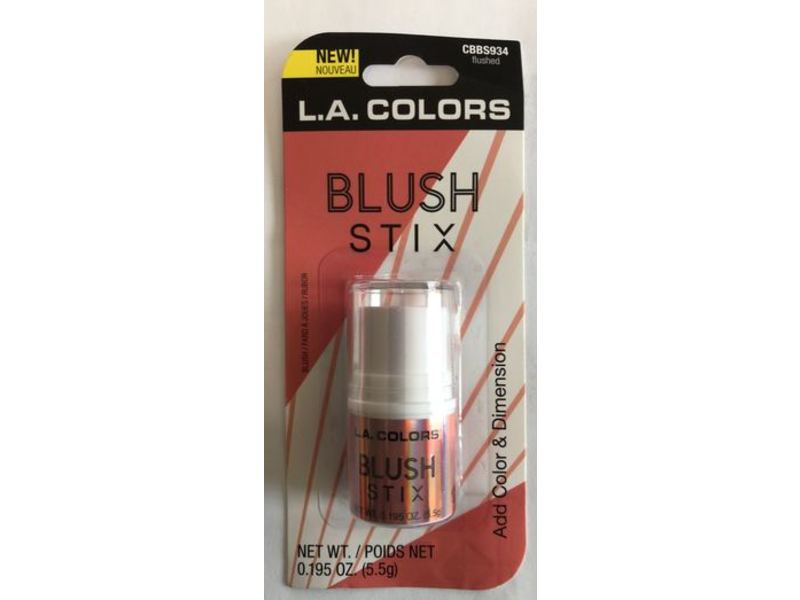 L.A. Colors Blush Stix, 934 Flushed, 0.195 oz/5.5 g
