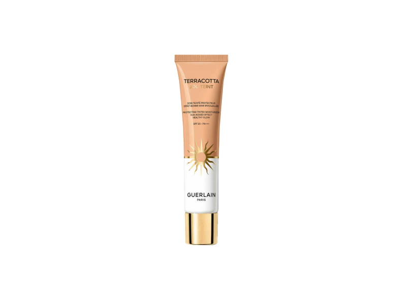 Guerlain Paris Terracotta Joli Teint Protecting Tinted Moisturizer, SPF 20 PA+++, 20 Golden, 1 fl oz/30 mL