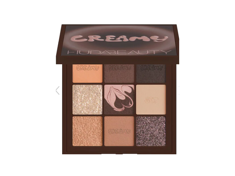 Huda Beauty Creamy Obsessions Eyeshadow Palette, Neutral Brown