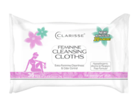 Clarisse Feminine Cleansing Cloths, Sensitive Skin, 36 Count - Image 2