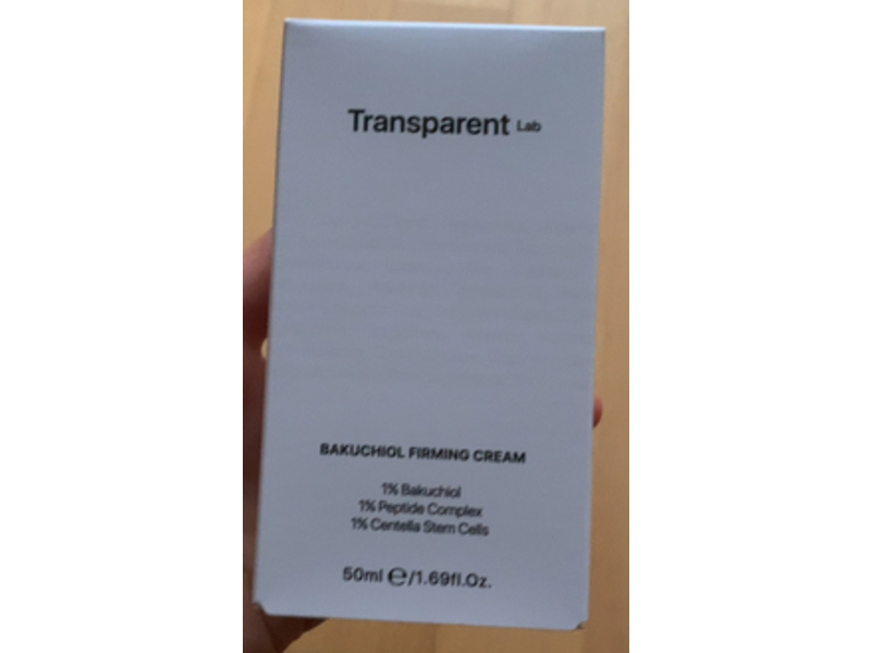 Transparent Lab Bakuchiol Firming Cream, 1.69 fl oz/50 mL