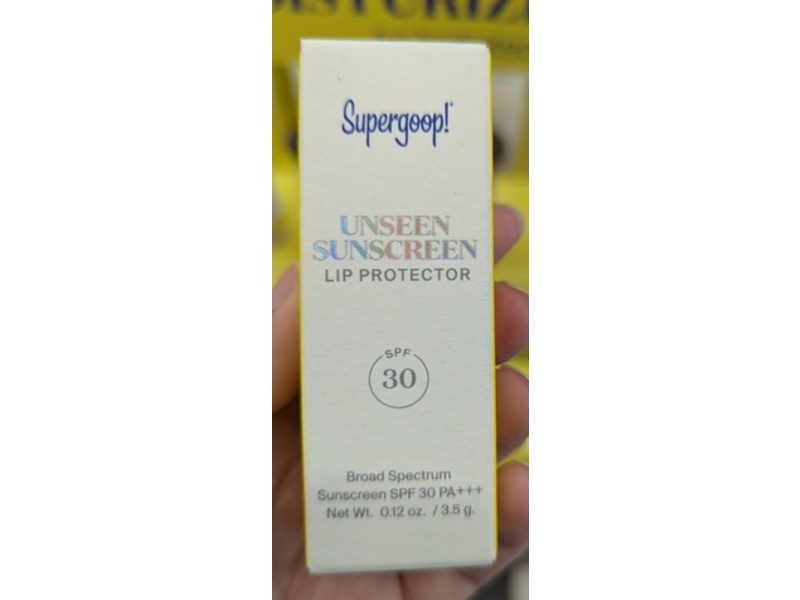 Supergoop Unseen Sunscreen Lip Protection, SPF 30, 0.12 oz/3.5 g