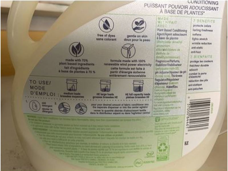 Ultra Downy Nature Blends Fabric Conditioner, Honey Lavender, 129 fl oz/3.83 L