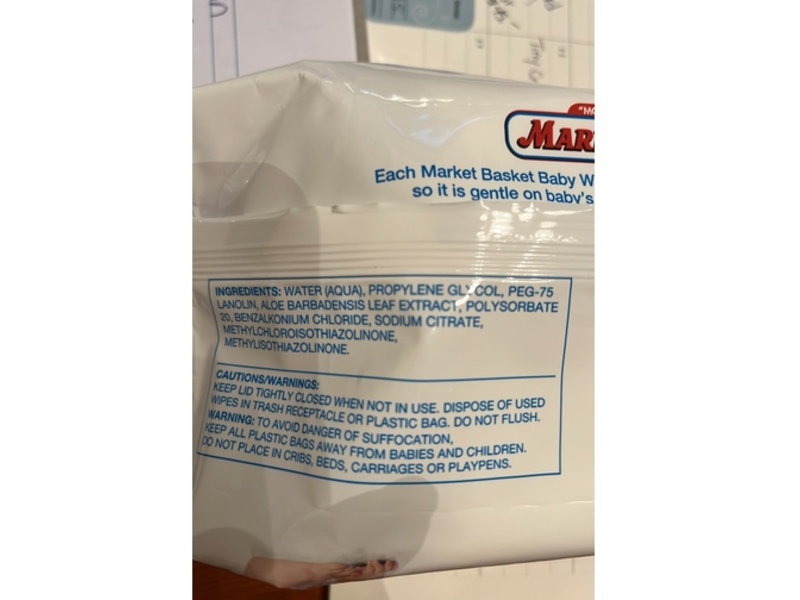 Market Basket Cleansing Wipes, 72 Count