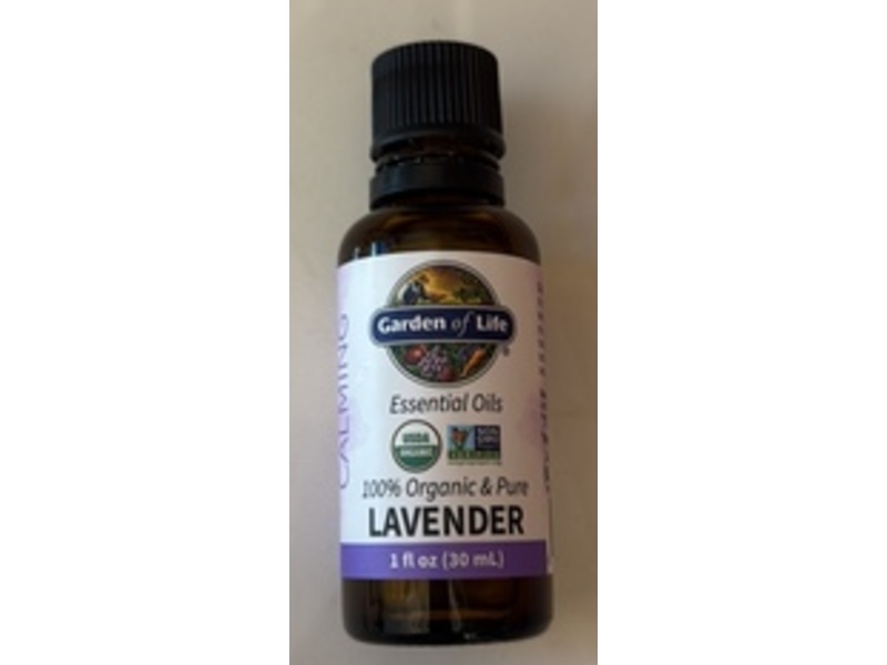 Garden Of Life Organic & Pure Lavender Essential Oil, 1 fl oz/30 mL