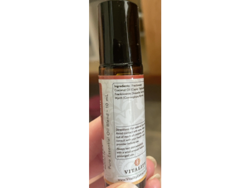 Vitality Extracts Pure Essential Oil Blend, Frank+Myrrh, 10 mL