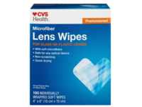 CVS Health Microfiber Lens Wipes, 100 Count - thumbnail 1