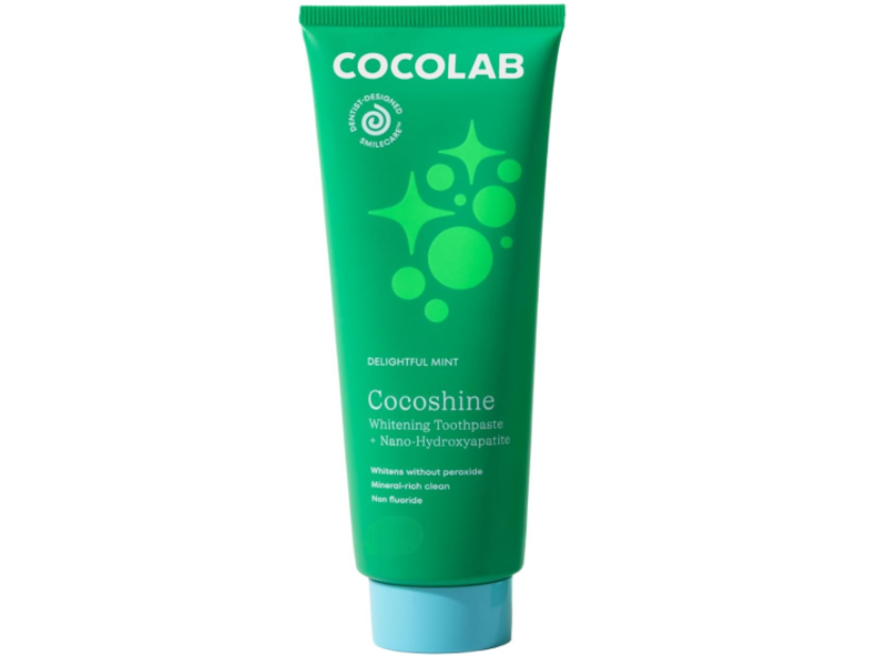Cocolab Cocoshine Whitening Toothpaste, Delightful Mint, 1 oz/28 g