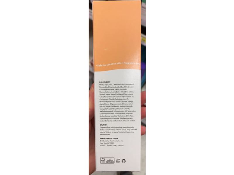 Hero Cosmetics Gentle Milky Cleanser, 5.40 fl oz/160 mL