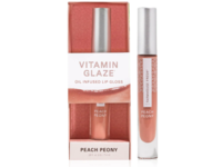 FarmHouse Fresh Vitamin Glaze Oil Infused Lip Gloss, Peach Peony, 0.25 fl oz/7.4 mL - thumbnail 1