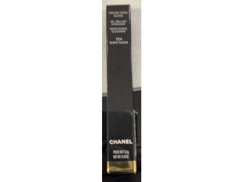 Chanel Rouge Gloss Moisturizing Glossier, Burnt Sugar, 0.19 oz/5.5 g