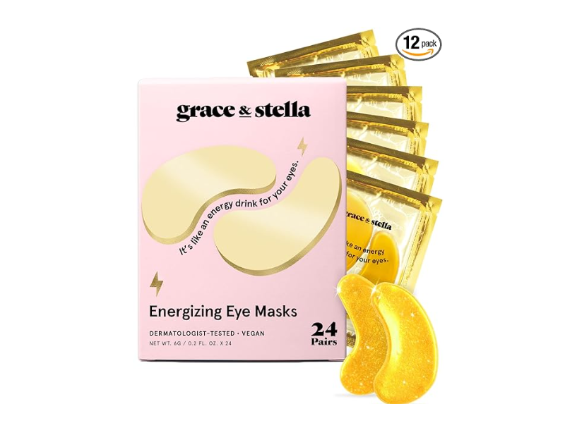 Grace & Stella Energizing Eye Masks, 0.2 fl oz/6 g, 24 Pairs
