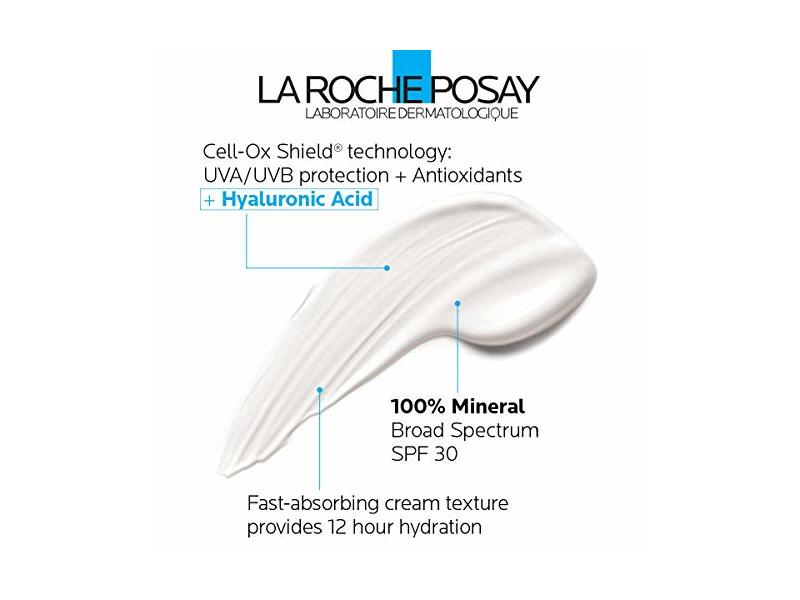 La Roche-Posay Anthelios HA Mineral Sunscreen, SPF 30, 1.7 fl oz/50 mL