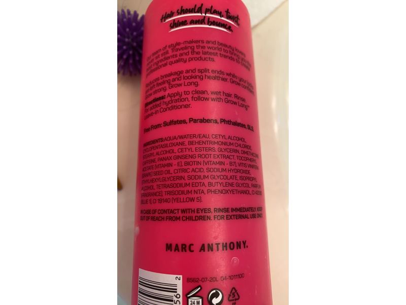 Marc Anthony Grow Long Super Fast Strength Conditioner, Caffeine + Ginseng, 16 fl oz/473 mL