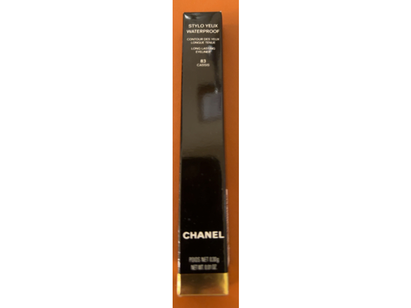 Chanel Stylo Yeux Waterproof Longlasting Eyeliner, 83 Cassis, 0.01 oz/0.30 g