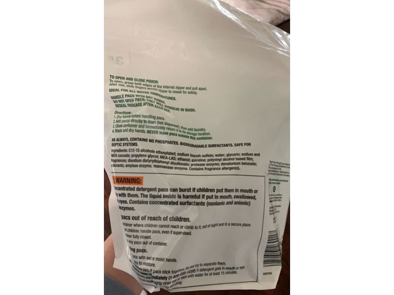 Up & Up 3-In-1 Laundry Detergent Pacs, Original, 35 Loads, 29.2 oz/829 g