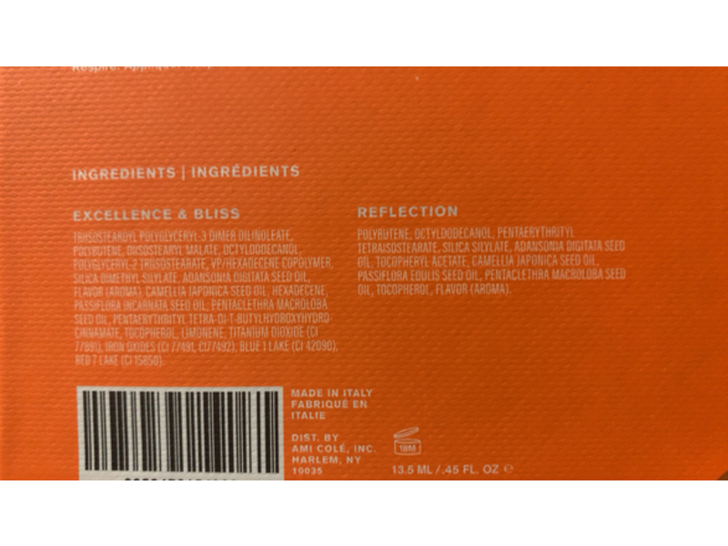 Ami Cole Lip Treatment Oil Trio, 0.45 fl oz/13.5 mL