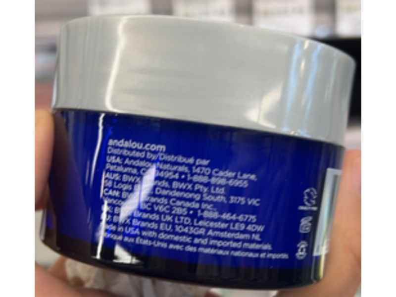 Andalou Naturals Deep Hydration Nourishing Cleansing Balm, 3 oz/85 g