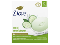 Dove Cool Moisture Soap, 3.75 oz/106 g, 12 Count - thumbnail 1