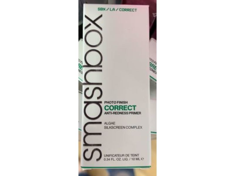 Smashbox Photo Finish Correct Anti-Redness Primer, 0.34 fl oz/10 mL