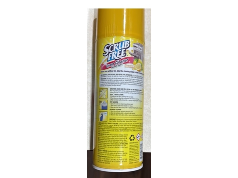 Scrub Free Heavy Duty Scent Oven Cleaner, Lemon, 12 oz/340 g