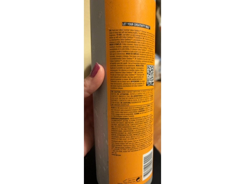 Tigi Bed Head Colour Goddess Shampoo, 32.8 fl oz/970 mL